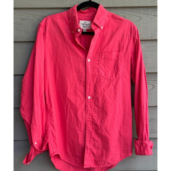 American Eagle Seriously Soft Button-Down Shirt | Classic Fit | Size S - Picture 1 of 10